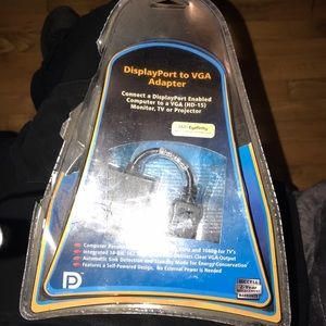 Accell DisplayPort to vga adapter New